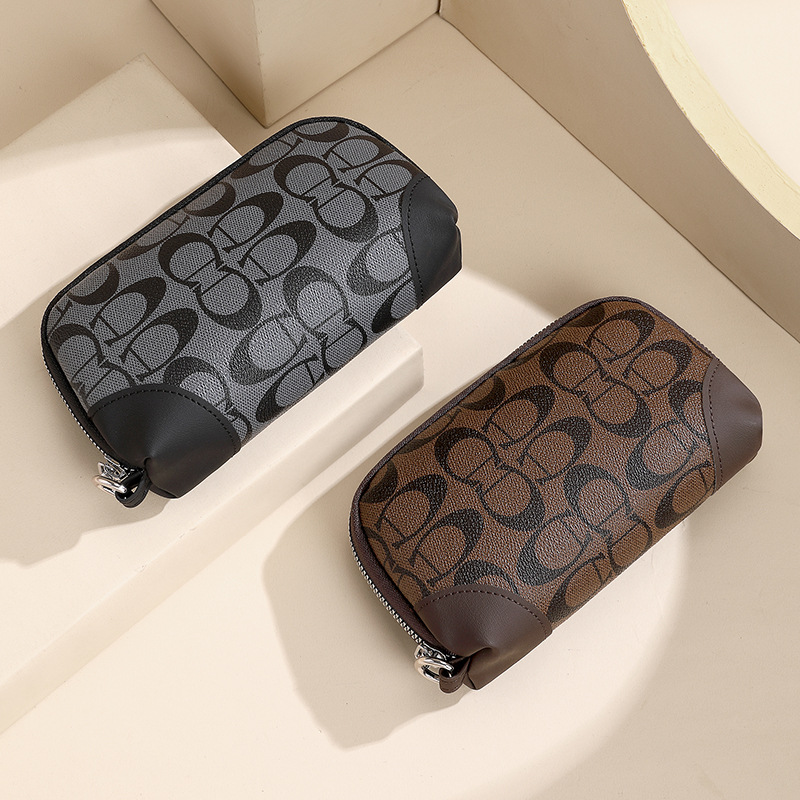 Nuevo bolso de mano de mujer larga simple con cremallera de gran capacidad bolso de mano para agarrar bolso de madre puede poner el teléfono móvil