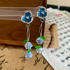 Small design advanced earrings, Chinese style, trend of season, high-quality style, bright catchy style, wholesale