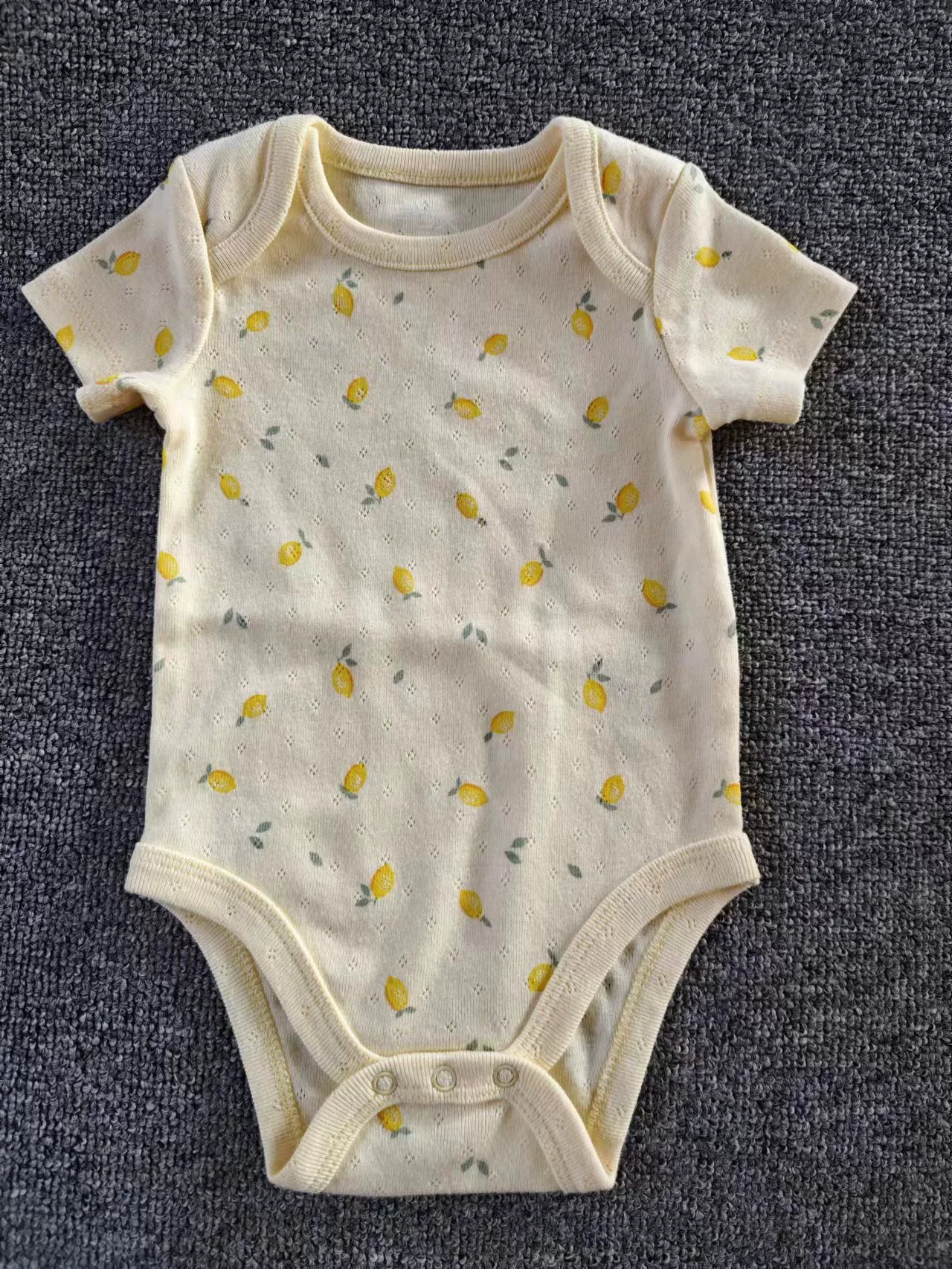 2023 Winter New Foreign Example ** Shan Di Family Cartoon Short Sleeve Baby Out of Serving Triangle Climbing