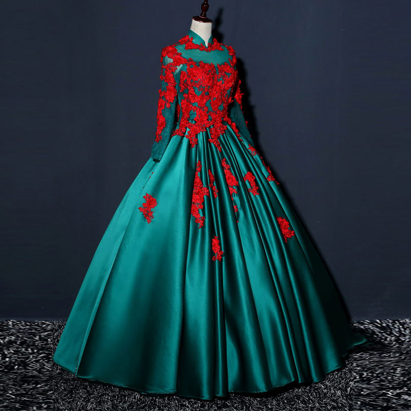 Europa y América Comercio exterior Amazon AliExpress deseo estación independiente nueva gasa Correa backless largo elegante vestido de noche image 3