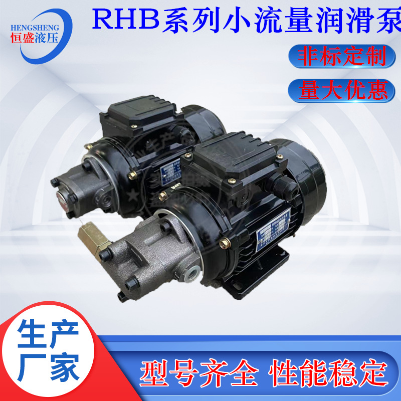 便携式RHB-2.5JZ 1.6 4JZ RHB-3.15JZ打头机小流量润滑泵电机装置