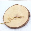 Running rivers and lakes plug a small gift gift imitation gold necklace, thin heart corn necklace funeral funeral jewelry