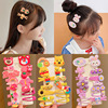 Children's cartoon strawberry, hairgrip, hair accessory, bangs, hairpins, new collection