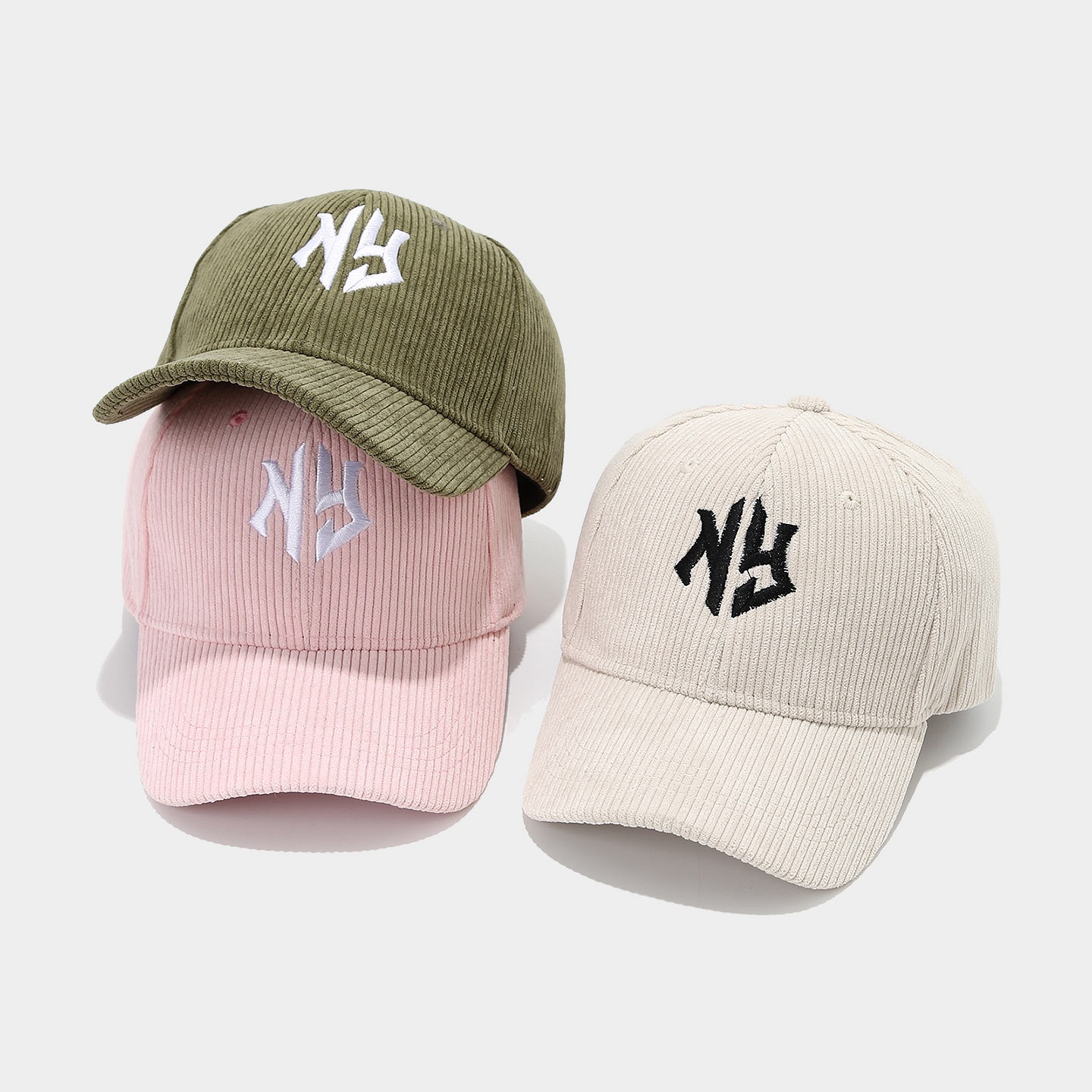 Mecha de lámpara gorra de lengua gorra de moda europea y americana comercio electrónico transfronterizo nueva letra NY gorra de béisbol gorra de moda de otoño pareja gorra