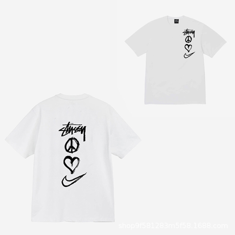 STU 25SS 新品 STU 高品質純綿 男女同型半袖Tシャツ トレンドブランド服|undefined