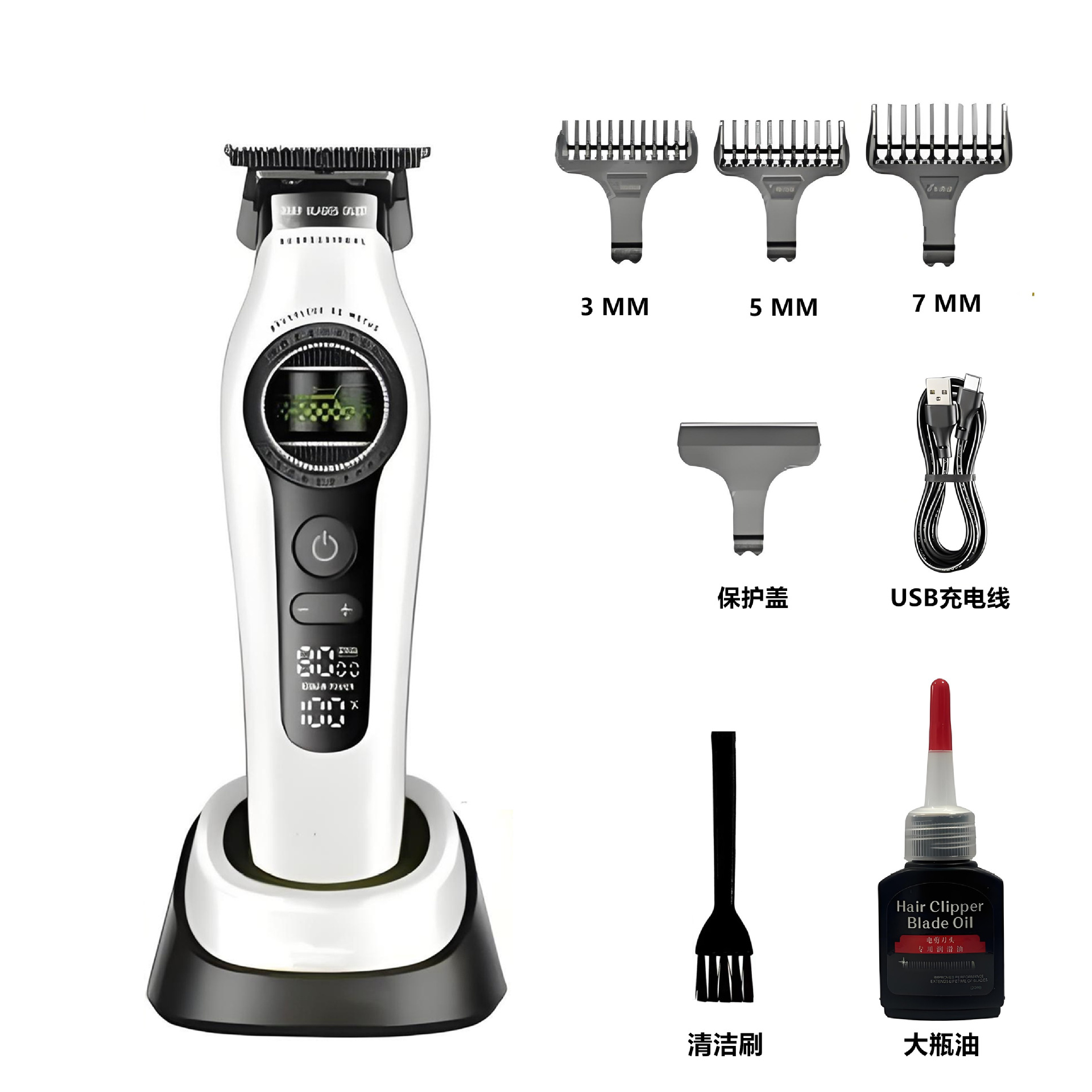 SK explosión rotor exterior corte de pelo eléctrico corte de pelo sin cepillo especial salón de peluquería Kemei corte de pelo de color polvo corte de pelo