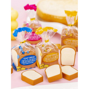 D 15880 Toast bread eraser toy ��˾���������Ƥ���羳��