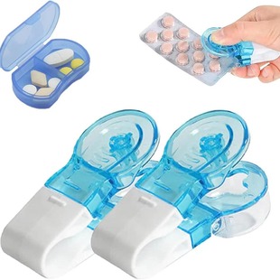Cross-border hot-selling medicine dispenser medicine box household medicine collection gadget portable small size mini new tablet dispenser