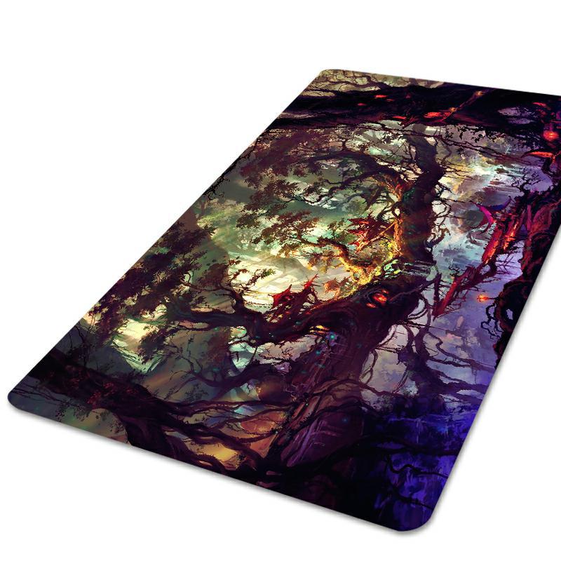 Ciudad de gran tamaño paisaje escritorio estera paño simple fresco ratón artístico de dibujos animados natural Oficina teclado estera