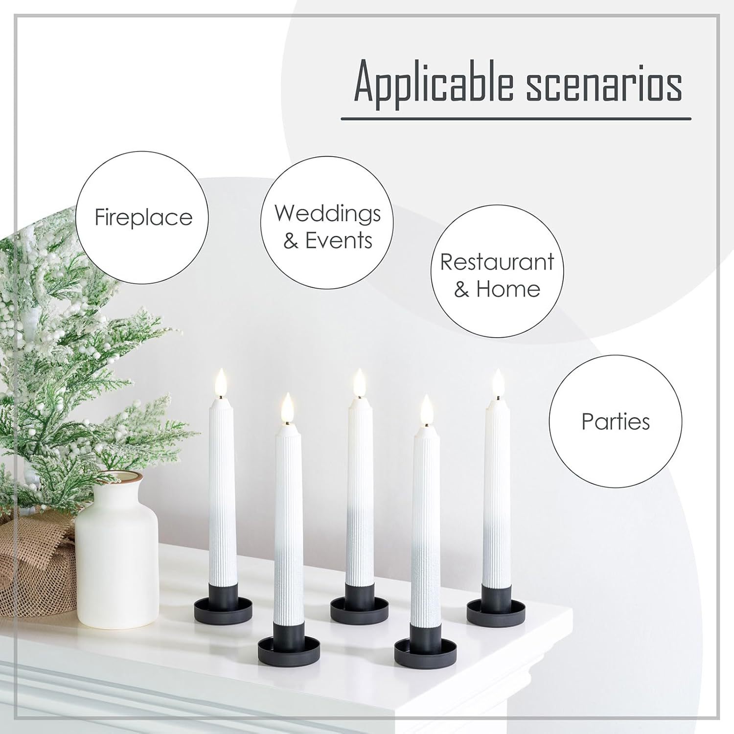 Mesa de comedor de hierro forjado americano, candelabro de boda, candelabro transfronterizo de Amazon, decoración del hogar, base de vela de aromaterapia