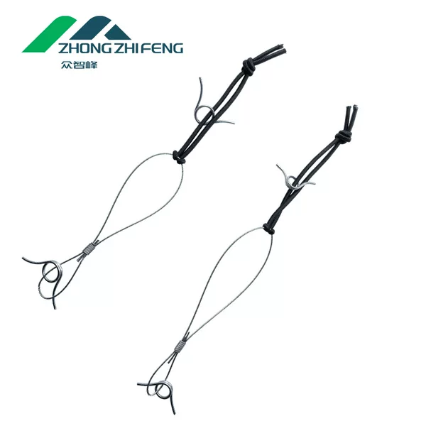 Tent Canopy Pole Steel Wire Chain Connector Elastic Rope Tent Canopy Camping Use Fixed Metal Accessories Wholesale