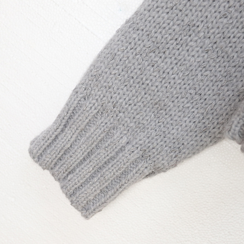 Women's Clothing light luxury sequined hooded sweater autumn and winter high end temperament versatile warm long sleeved knitted sweater women's trend_voghion.com