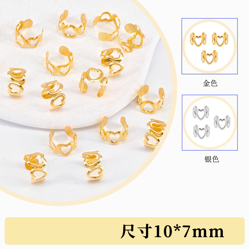 Hebilla auricular en forma de corazón
