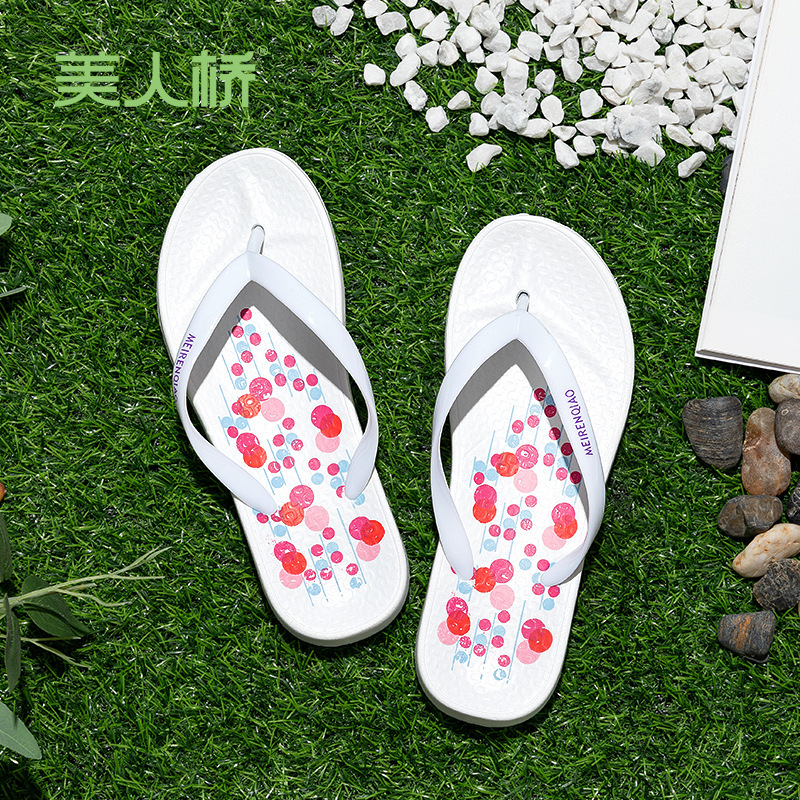 Beauty Bridge Ladies flip-flops classic style comfortable light outside wear casual flip-flop slippers manufacturers a generation of hair