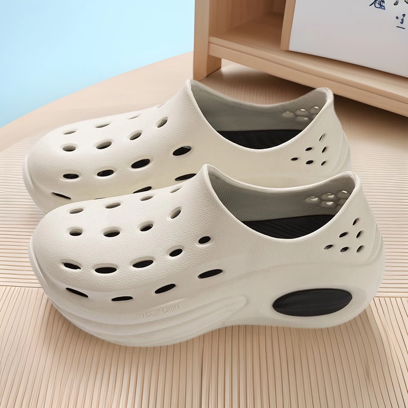 2025 новые пещерные туфли с толстой подошвы для мужчин летом