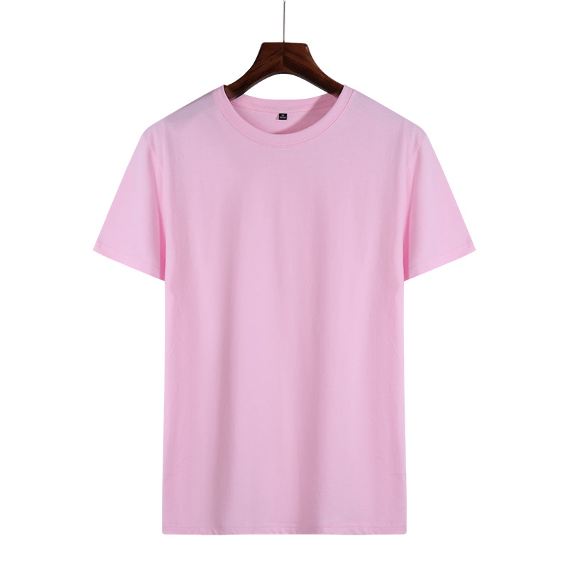 Xinjiang camiseta de algodón de vello largo 180g personalizada camiseta cultural de publicidad impresión bordada LOGO camiseta de actividad grupal personalizada