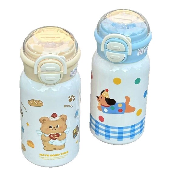Cute plastic high quality cartoon summer straw for students with…