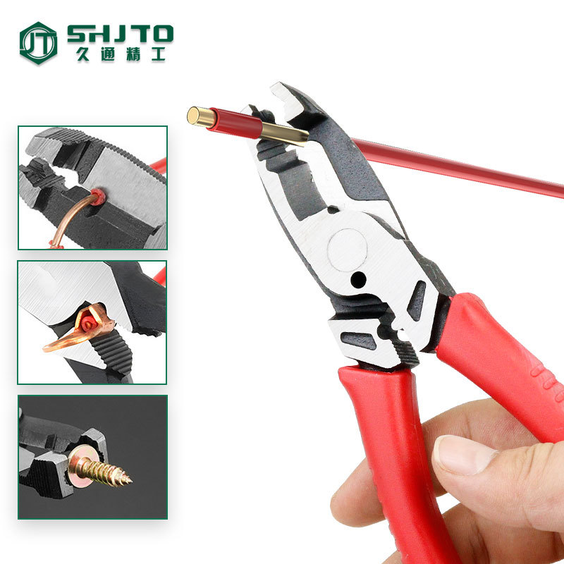 Fábrica al por mayor alicates de eliminación multifunción alicates de carpa tornillo alicates de cola de pescado abrazadera de reparación de automóviles alicates de tubería de agua de carpa