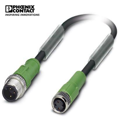 菲尼克斯传感器/执行器电缆SAC-3P-M12MS/0,6-PUR/M 8FS-1668807