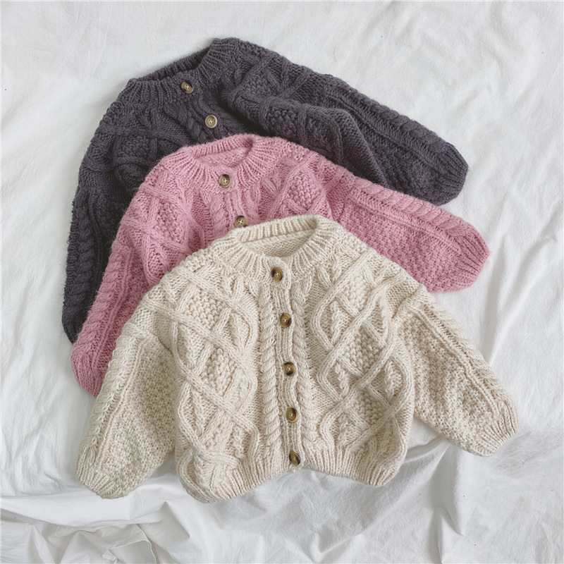 Autumn knitted children's sweater