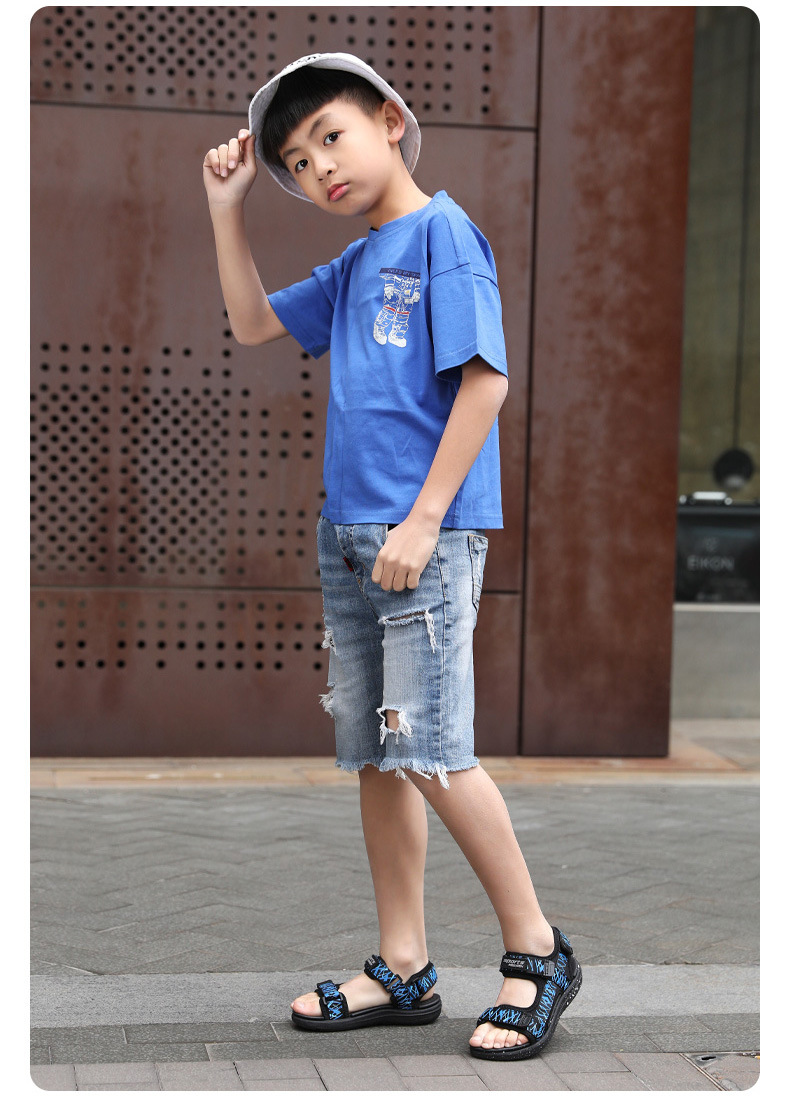 Jongens Sandalen Sport Atletische Sandalen Strand Buitensporten Open Teen Sandaal Slip Comfy Antislip_voghion.com