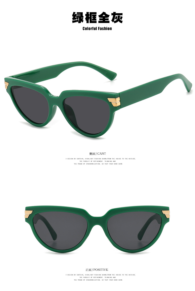 45g Weight UV400 Protection Lens Material Outdoor, Travel, Party, Fishing Occasion Women'S, Unisex Gender Hip-Hop, Retro, Vintage Style, Fashion, Simple Style Style Grey, White, Red, Green, Black Color Hip-Hop Retro Vintage Style UV400 Protection Women's Sunglasses 8