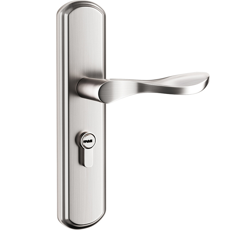 Universal lock for home use, handle, collision protection