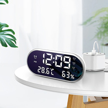 FAKTOM LED digital alarm clock with temperature and humidity