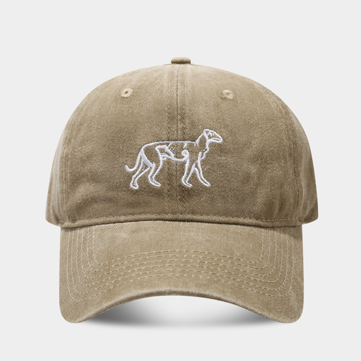 Gorra de visera para mujer primavera y verano deportes al aire libre ocio sombrero para el sol de techo suave pareja gorra de béisbol retro bordada para perros