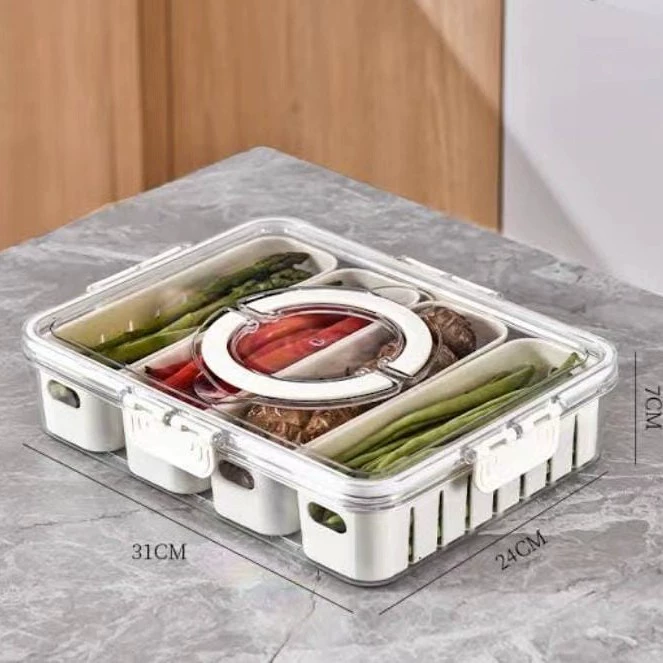 Упакованная в коробку кухонная банка для корицы с герметичной крышкой, банка для приправ, подставка для соусов, банка для сушёного чили с разделителями, коробка для хранения бадьяна