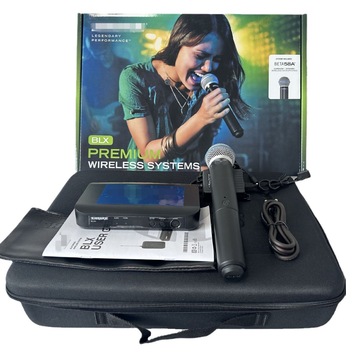 BLX24/SM58 PG58 BETA58A Wireless Microphone One Drag One Live K Song Stage Performance Microphone Box
