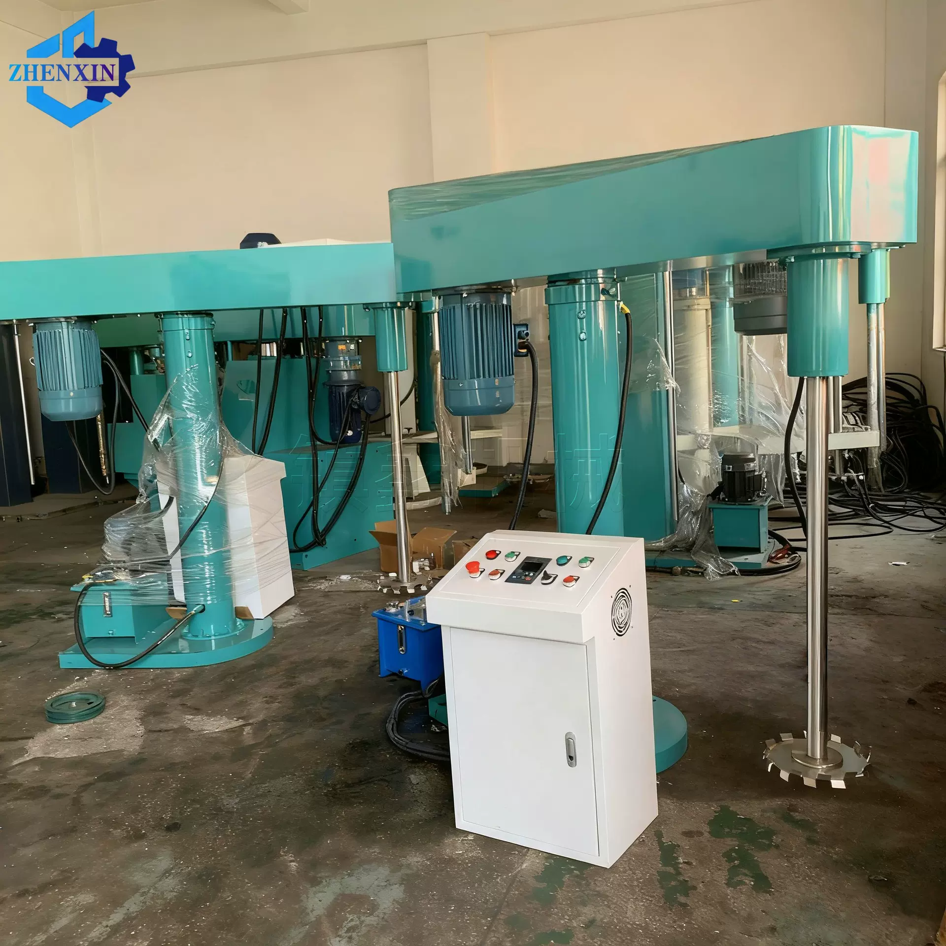 化工液压升降涂料乳胶漆高速分散机变频调速电动搅拌机