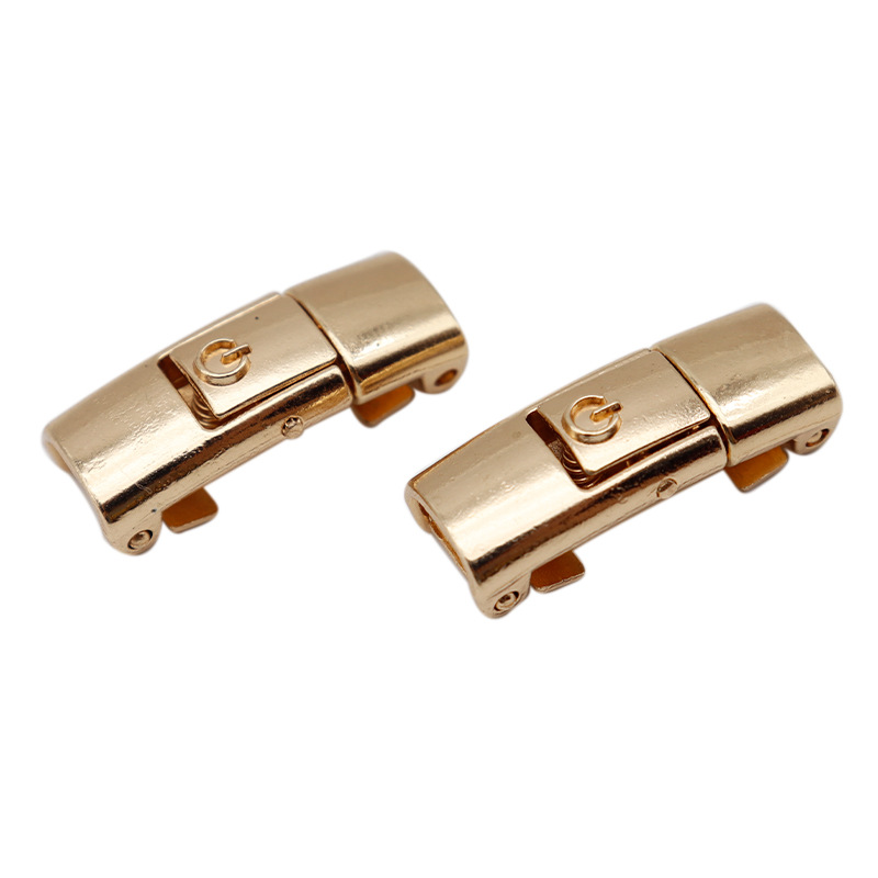 Coolojin hebilla de zapato al por mayor hebilla de metal sin corbata apertura y cierre de un solo clic hebilla de prensa perezosa zapatos para Niños Accesorios de cuerda elástica