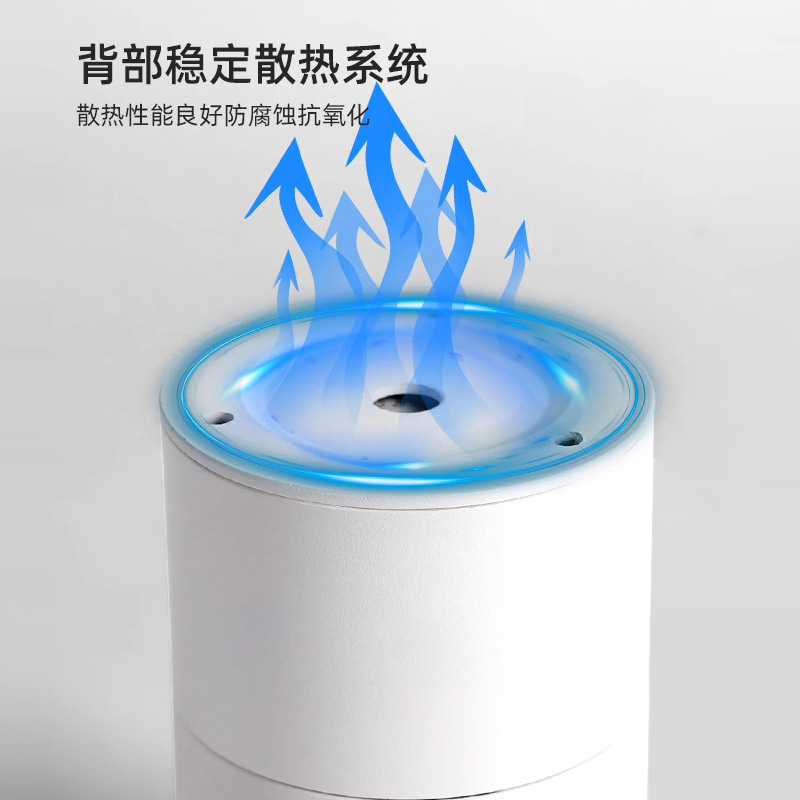 Superficie montada Spotlight LED lámpara de techo hogar ajustable ángulo tienda comercial COB pista luz pequeña superficie de techo montado Downlight