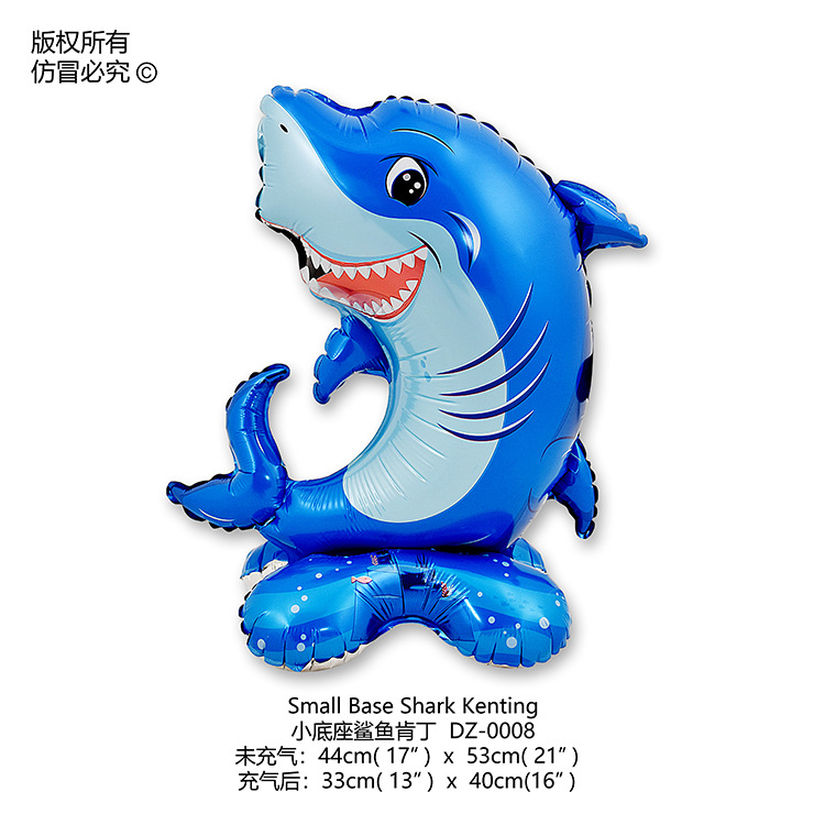 Nueva historieta animal en forma de globo de aluminio fiesta de los niños decoración juguete actividad escolar globo de papel de aluminio