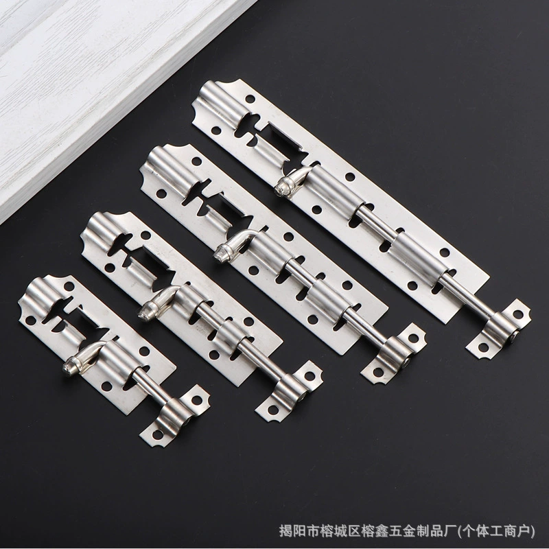 Rongxin из нержавеющей стали защелка дверная защелка дверная защелка заглушка простой дверной замок старомодный деревянная дверь противоугонная дверь Minglock пряжка железный сердечник