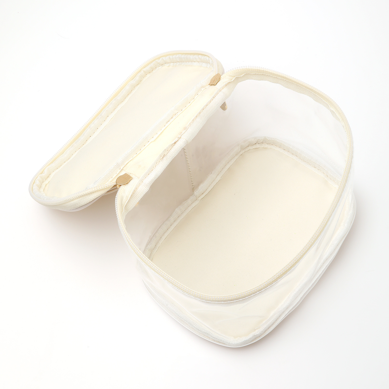 Small Chic Style Large Capacity PVC Straw Travel Toiletry Portable Cosmetic Storage Bag, Fresh And Elegant_voghion.com