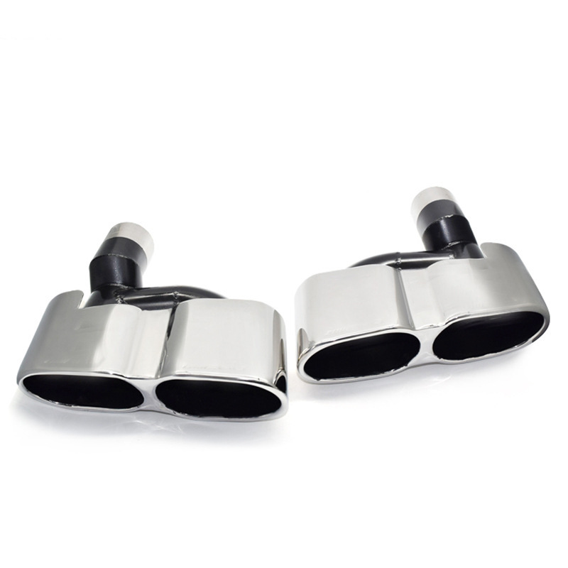 Suitable for Benz S-level W221S300350S500S600 exhaust pipe modification S65AMG four-outlet tail throat tail nozzle