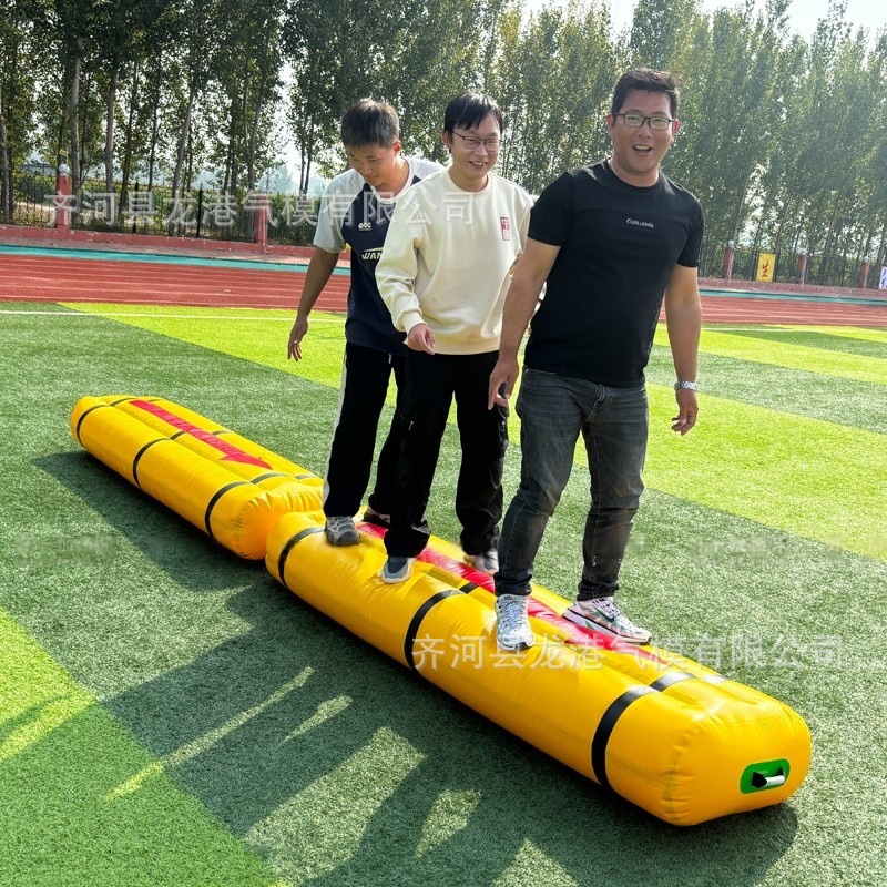 Juegos divertidos, oruga inflable, tortuga y liebre, carreras de carreras, construcción de equipos escolares, juegos de expansión, accesorios de bolas de parachoques