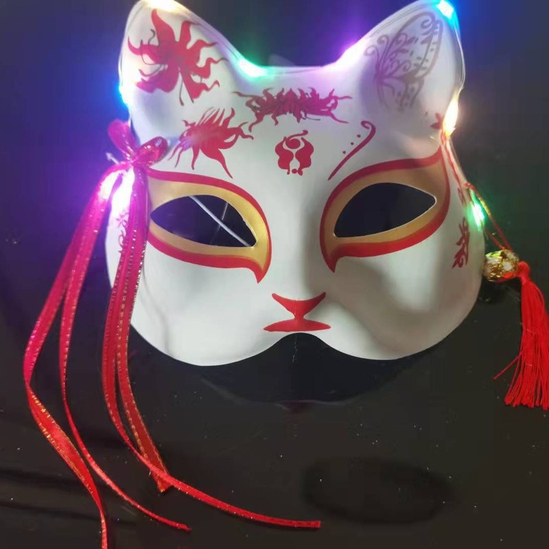 万圣节面具舞会面具儿童化妆女半脸狐狸成人派对批发面具全脸半脸|undefined