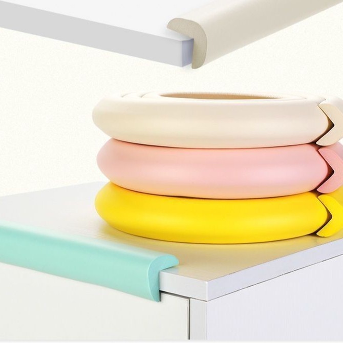 Children's Anti-Collision Strips, Corner Anti-Collision Strips, Table Edge Wrapping, Baby Sponge Foam Bedside Corner Protectors, Thickeneded Soft Bags
