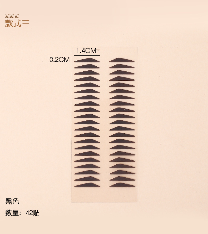 Factory direct supply eyeliner stamp stickers for beginners, one-piece molding, waterproof and sweatproof stickers for swollen eyelids, eye shape adjustable eyeliner stickers