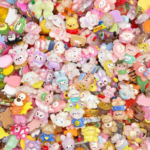 Cartoon Resin DIY Jewelry Crystal Small Accessories Ice Transparent Cream Glue Popular Hair Accessories Crystal Transparent Handmade Mobile Phone Case Products