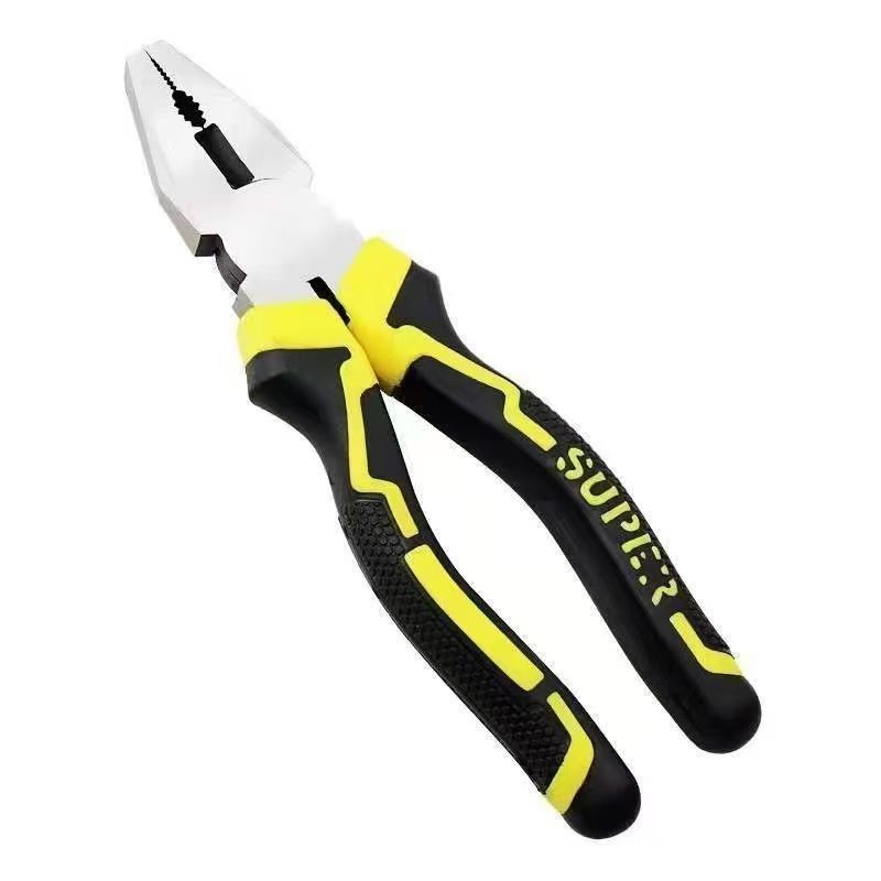 老虎钳钢丝钳8寸6寸钳子工具进口多功能家用万用尖嘴钳擦手巾