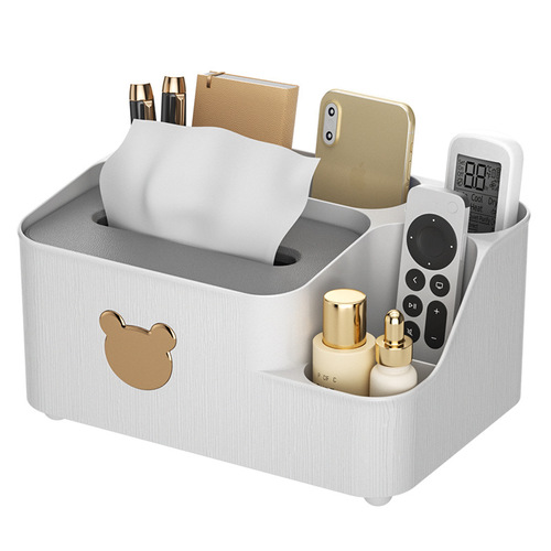 Creative plastic paper towel holder living room desk organizer coffee table multi-functional remote control storage dining room