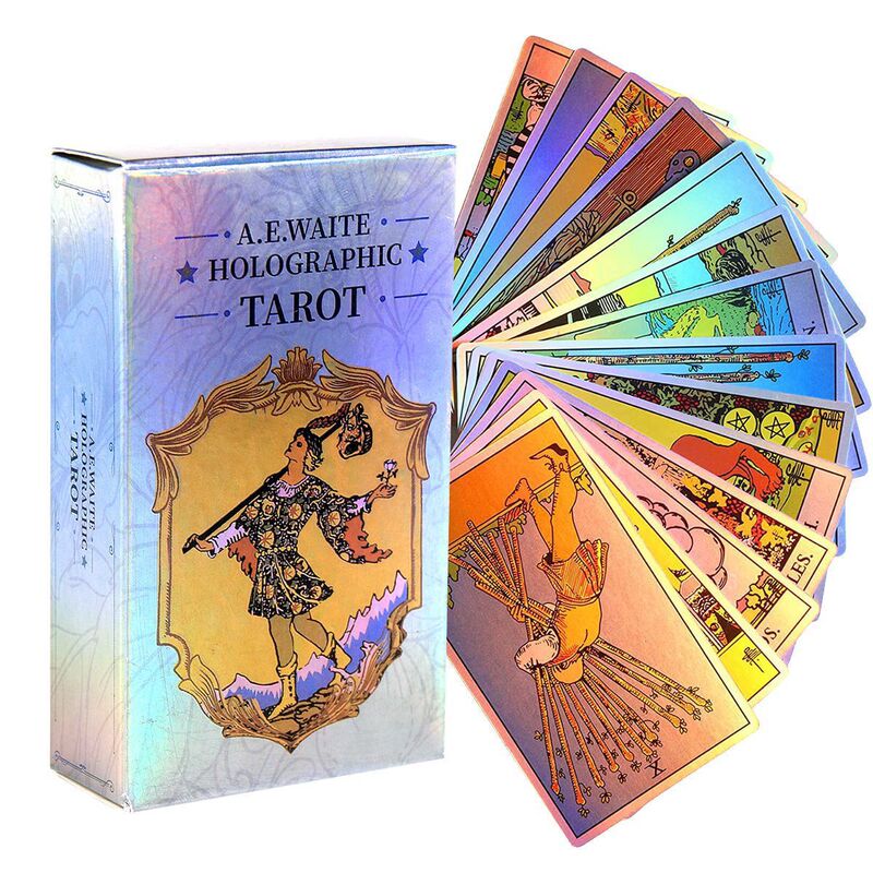 Laser Tarot Flashing Cards Tarot Classic Edition High-Value Cards 6* 10.32cm Colorful Flashing Wite Cards Laser Tarot Flashing Cards Tarot Classic Edition High-Value Cards 6* 10.32cm Colorful Flashing Wite Cards