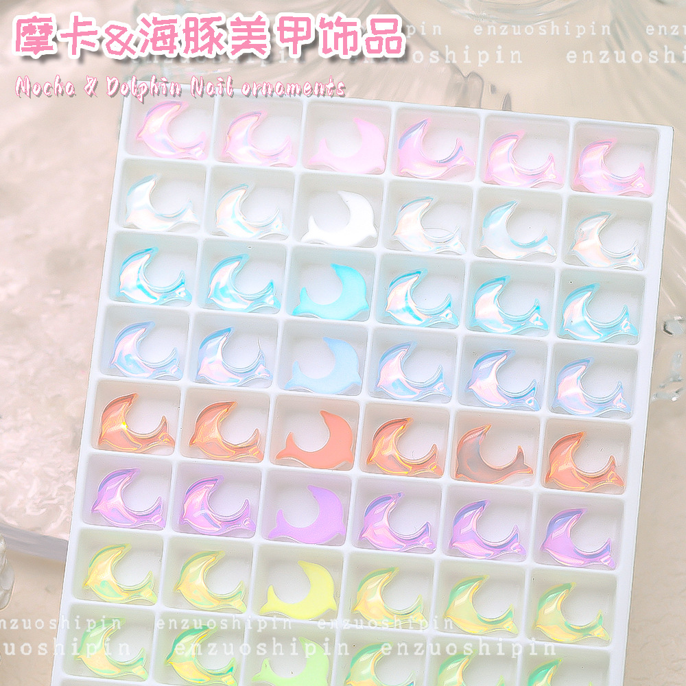 Three dimensional cartoon set for manicure