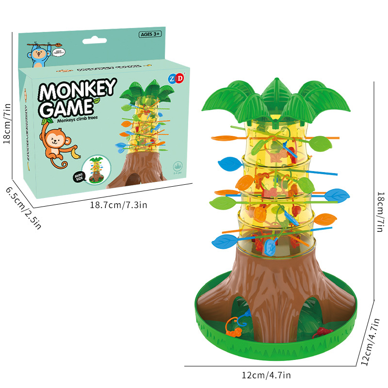 상호 작용하는 교육 어린이 장난감 아래로 장난감 등반 원숭이 국경 새로운 SOMERSAULT 원숭이 게임