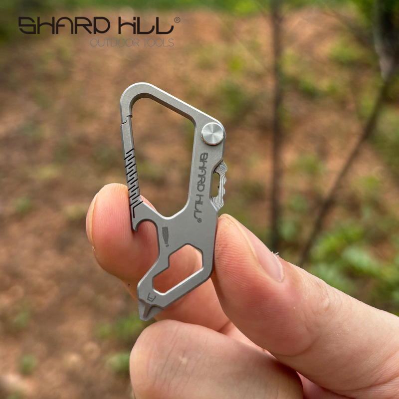 Sharp Hill钛合金户外刀折叠随身钥匙扣挂件小刀迷你刀户外工具|undefined