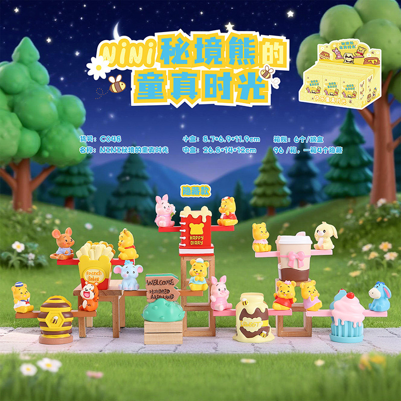 马年生肖萌宠古风桌面摆件神马都有盲盒创意车载摆件吉祥物批发|undefined